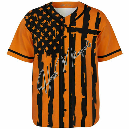 Howe Motorsports Baseball Jersey (Orange)