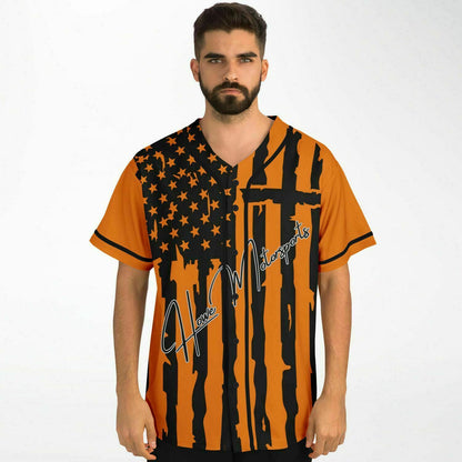 Howe Motorsports Baseball Jersey (Orange)
