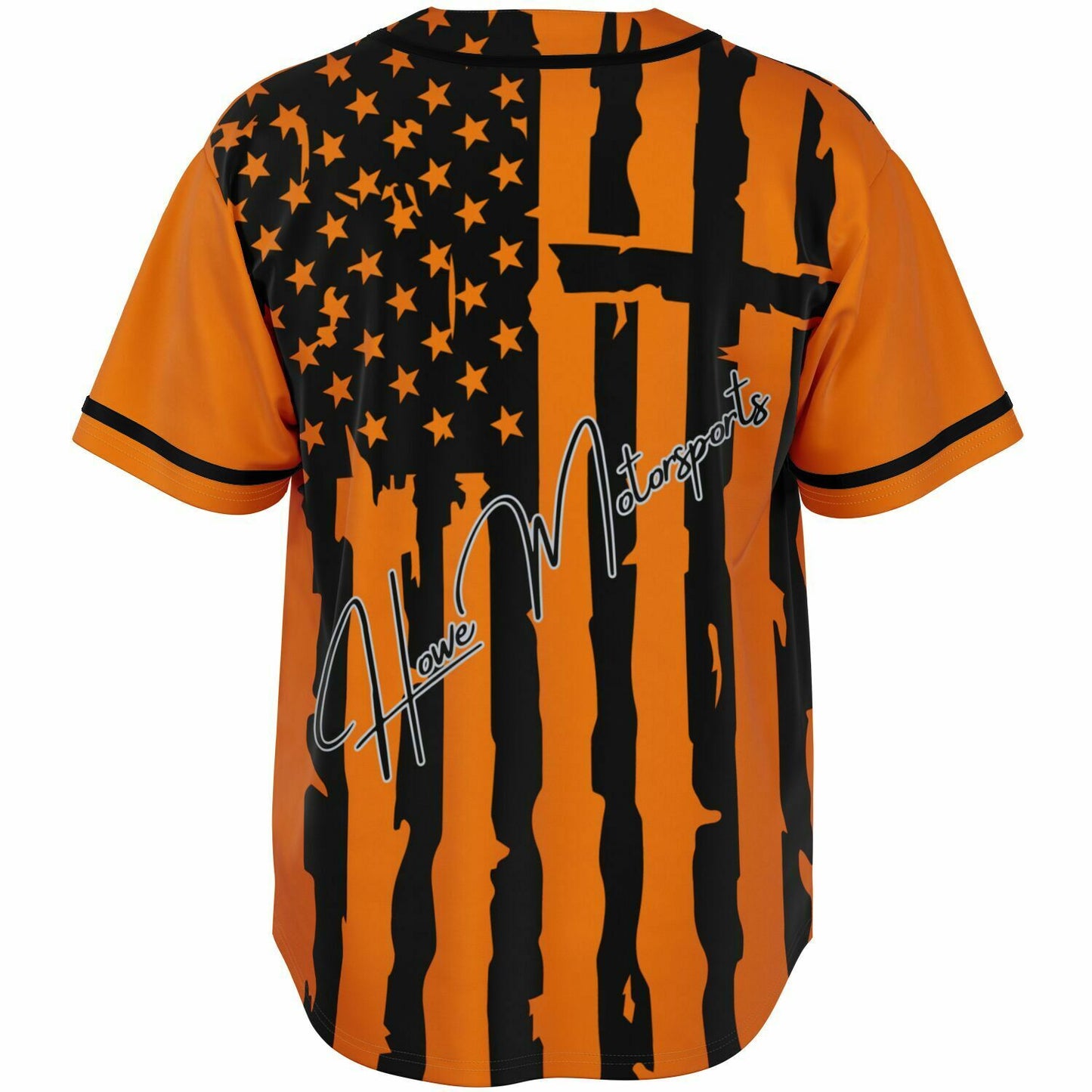 Howe Motorsports Baseball Jersey (Orange)