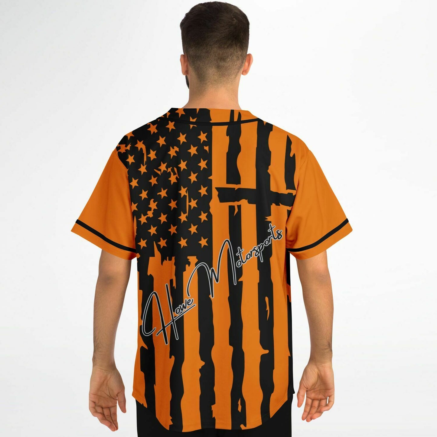 Howe Motorsports Baseball Jersey (Orange)